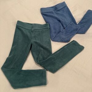Crewcuts Kids Corduroy Leggings - Teal and Blue